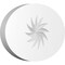 Ekena Millwork Standard Dalton Spiral Rosette With Square Edge, 6"W x 4"H x 1/2"P ROSP060X040X050DAL12 - alternate 1